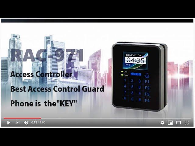 Hundure RAC-971 NFC Standalone Access Controller - THE BEST GUARD of ACCESS CONTROL!!