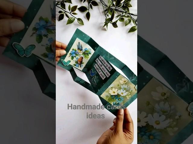 QUICK DIY TRI FOLD CARD IDEA #handmadecards #shorts #diy #scrapbooking #diycrafts #tutorial #cards