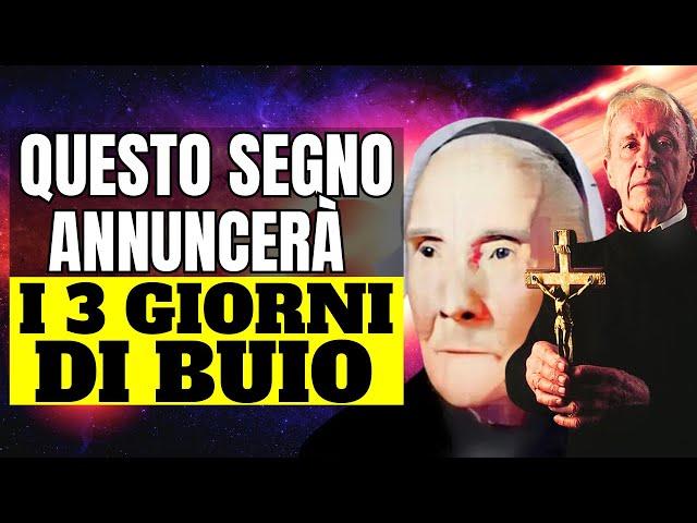 PROFEZIE 3 GIORNI DI BUIO : il segnale di Marie Julie Jahenny Brendan Malachi Martin e Medjugorje