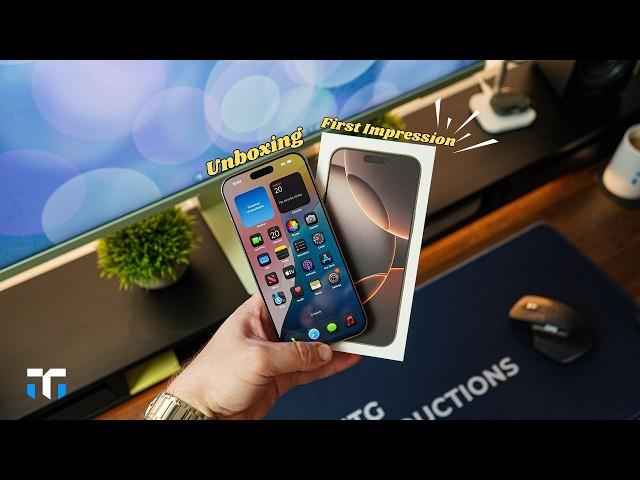 iPhone 16 Pro Max Desert Titanium Unboxing & First Impressions!