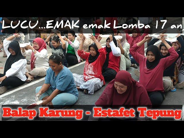 KELUCUAN EMAK & BAPAK LOMBA 17 AN 2024 #17agustus #lombaagustusan #lucu