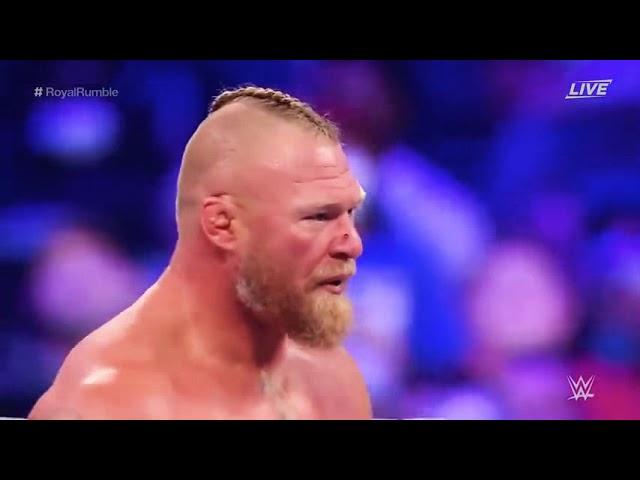 Brock Lesnar shocking entry in royal rumble 2022