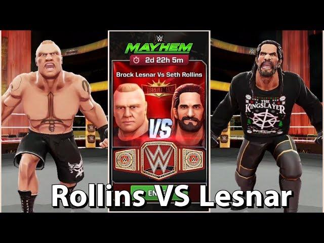 Wrestlemania 35  | Rollins VS Lesnar | WWE MAYHEM