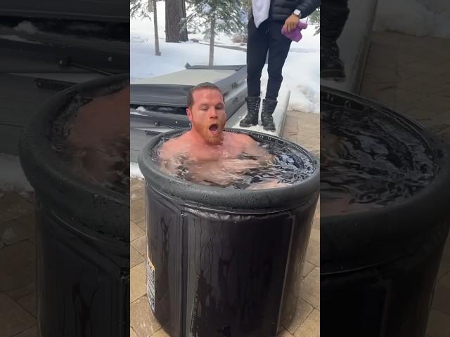 Canelo Álvarez cold plunge TORTURE for Jaime Munguia!