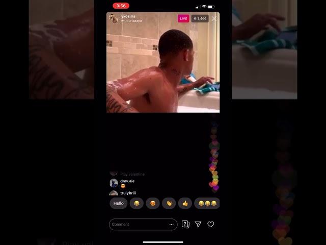 Yk Osiris On IG Live Singing And Talking To Fan