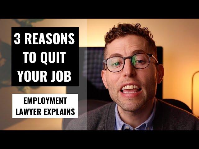 3 Reasons To Quit Your Job