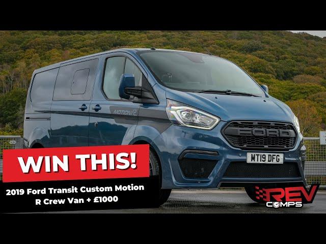 WIN THIS 2019 Ford Transit Custom Motion R Crew Van + £1000