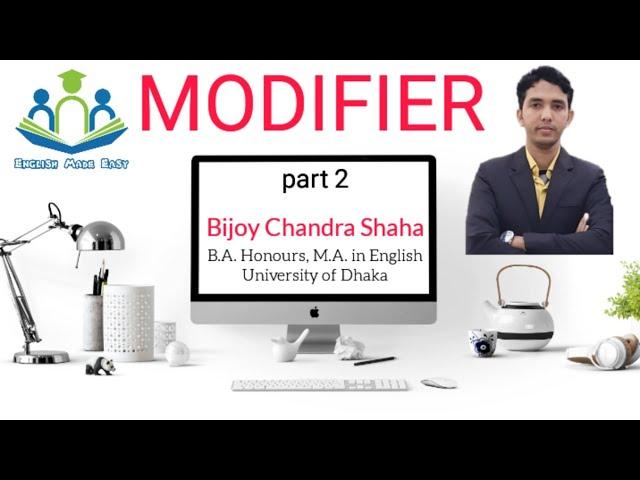 Modifier । part 2 । Pre-modifier । HSC ।  University Admission । BCS । English Made Easy by Bijoy