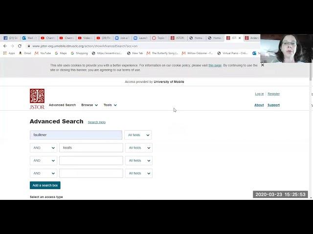 Steps to do JSTOR research at UM