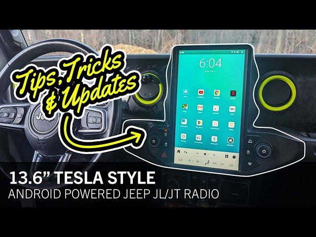 Maximize Your Aucar Tesla Style Radio | Tips, Tricks, & Rearview Camera Install for Jeep JL/JT