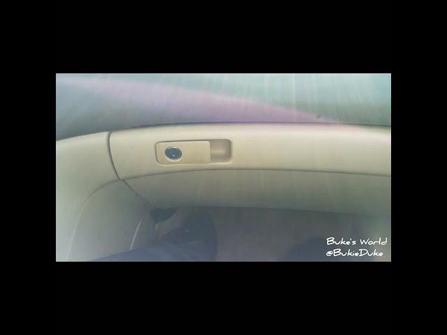 Honda Accord and FR-V Glove Box Stuck in the Locked. How to Open The Glove Compartment.