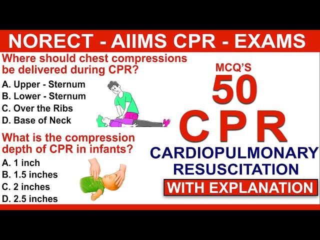 norcet exams preperation | aiims norect 2023 | cpr norect question and answers | nursing test series