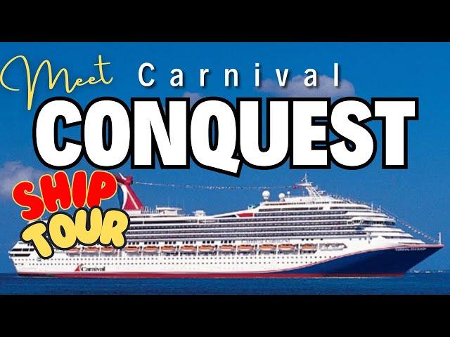 Carnival Conquest Ship Tour!