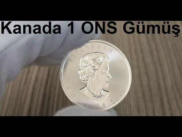 Canadian Silver Maple Leaf 1 OZ Coin 5 Dollar 2019