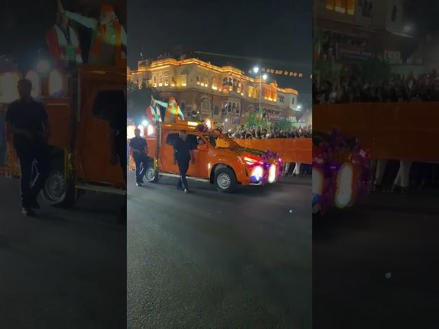PM Modi's Mesmerizing Jaipur Roadshow in poll-bound Rajasthan