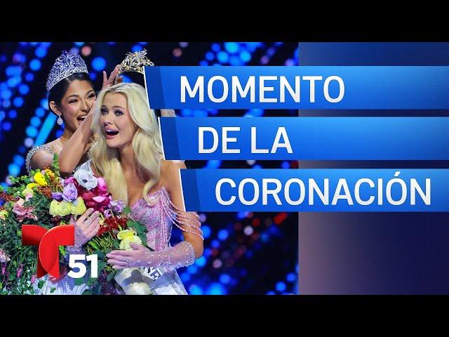 El momento de la coronación de la nueva Miss Universo