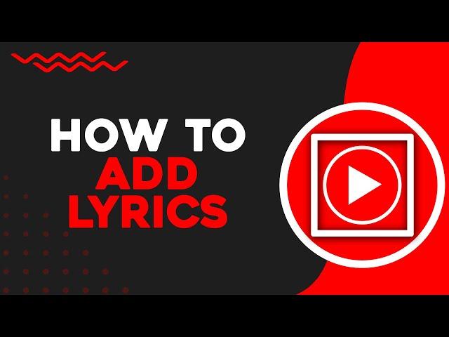 How To Add Lyrics on YouTube Music (Quick Tutorial)