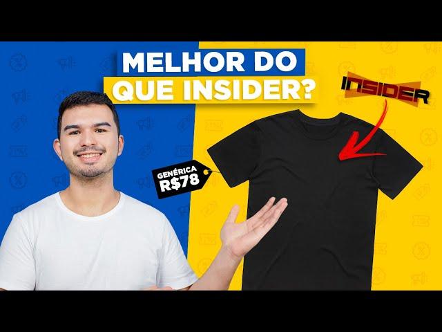 (não patrocinado) Camiseta Tech genérica é igual Insider? Ou só muda o preço mesmo?