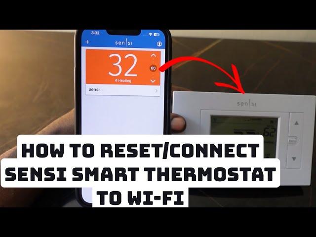 How to Reset/Connect Sensi Smart Thermostat to Wi-Fi