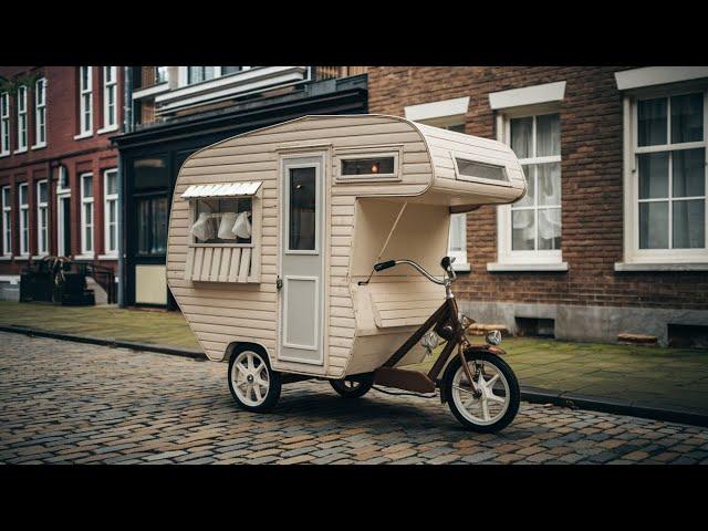 "Tiny Home on Wheels? Meet Kevin Cyr’s Insane Camper Tricycle! "