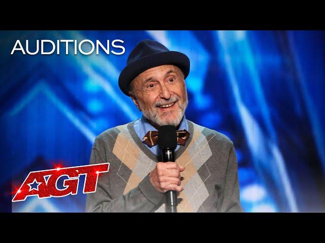 Eighty-Year-Old Comedian Marty Ross Tells Funny Stories About His Age - America's Got Talent 2020