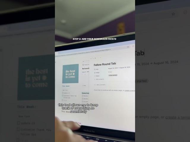 How to optimize your Notion to prepare for internship application season  #backtoschool #notion