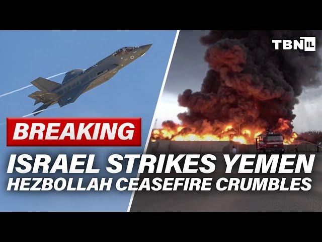 BREAKING: Israel Hits Houthis, Hezbollah Ceasefire Crumbles, Trump’s Ultimatum | TBN Israel