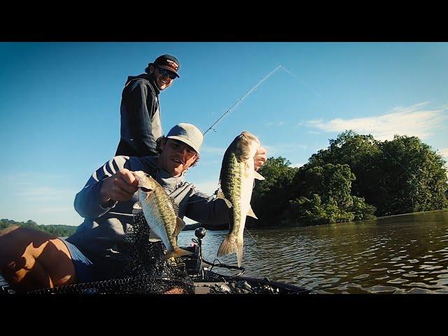 Big Bass catching on Alabama Bass Trail TV - 2024 - 08 - Alabama River - Cooter's Pond