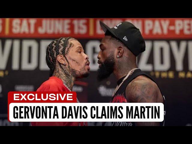 Gervonta Davis Exposes Shocking Truth About Martin's Win