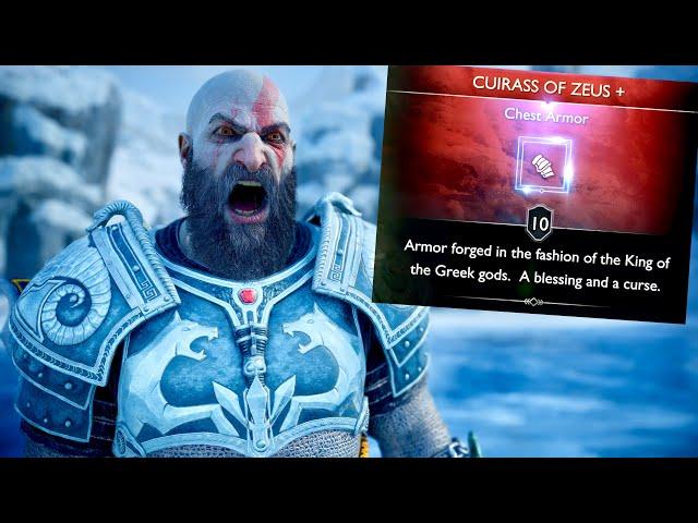 How To Get ZEUS Armor Set - God Of War Ragnarok (New Game Plus)