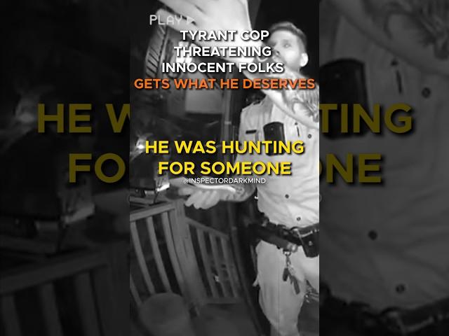'I KNOW Who You Are!' Cop at The Door Without a Warrant Trespassing on Private Property #police