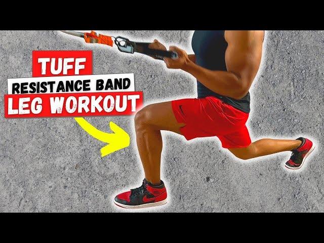 The Ultimate LEG Workout with Resistance Bands | Killer LEG Workout at HOME!