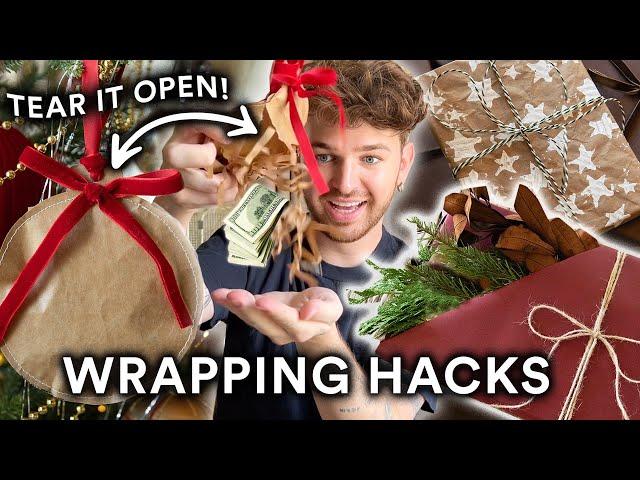 DIY Gift Wrapping HACKS that are GENIUS & EASY!