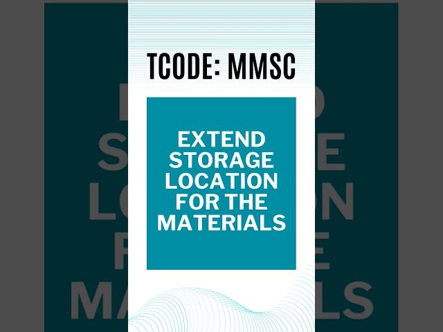 SAP QM | Extend Storage Location for Materials #shorts #sappp #sapqm #youtubeshorts #sapcommunity
