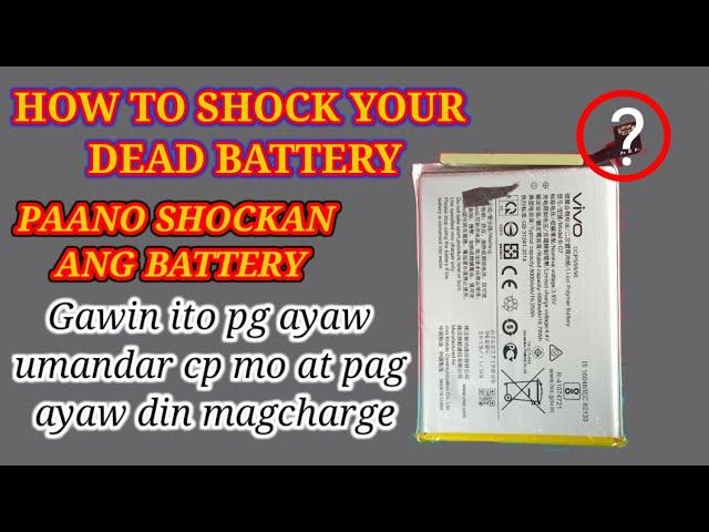 cell phone repair tutorial part #4 | paano shockan ang dead battery