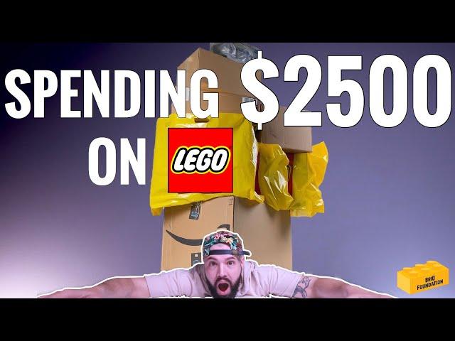 Spending $2500 on LEGO! EPIC LEGO Haul and Mystery Unboxing