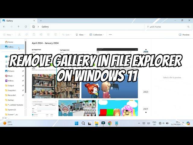 How to Remove Gallery in File Explorer on Windows 11