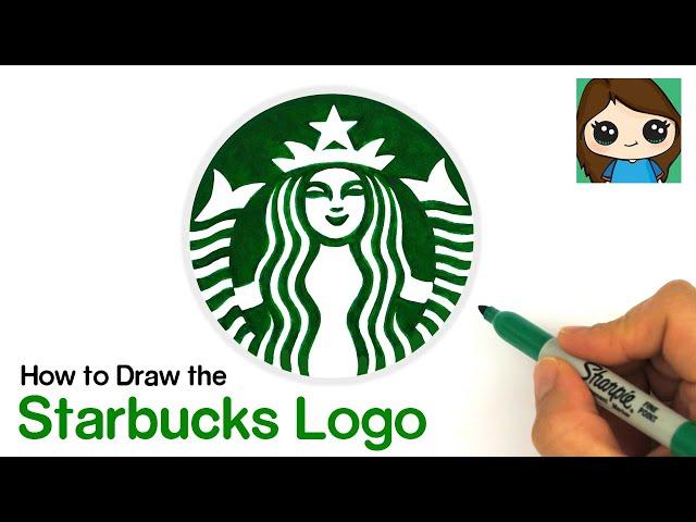 How to Draw The Starbucks Logo