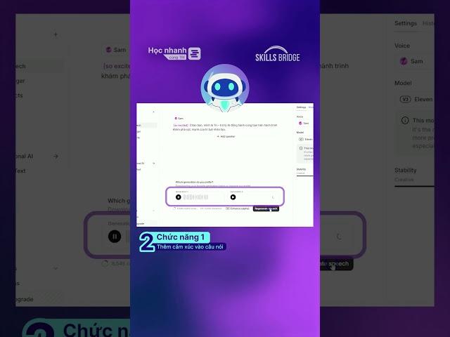 ElevenLabs Vừa Ra Mắt Tính Năng Thêm Cảm Xúc Cho Giọng Nói! #shorts #linhthaiofficial