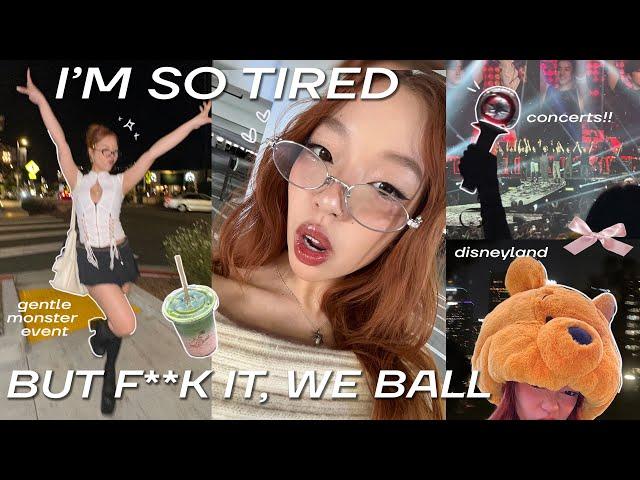 BUSY WEEK IN MY LIFE kpop concerts, disneyland, influencer event, home makeover, cute nails