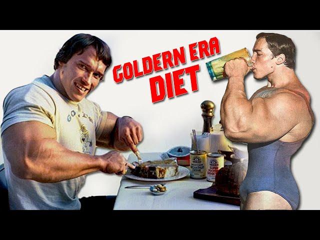 THE  GOLDEN ERA DIET - WHAT ARNOLD SCHWARZENEGGER ATE - OLD SCHOOL HI PROTEIN LOW CARB DIET