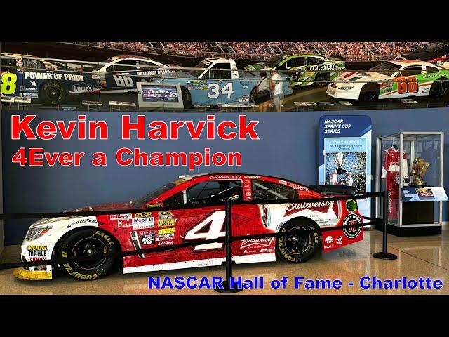 V#494 KEVIN HARVICK - 4Ever A Champion | NASCAR Hall of Fame Museum - Charlotte, NC | 4K