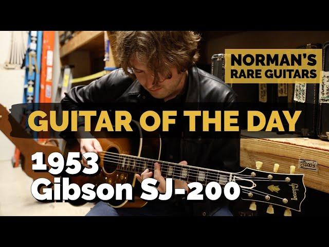 Guitar of the Day: 1953 Gibson SJ-200 Sunburst | Norman's Rare Guitars