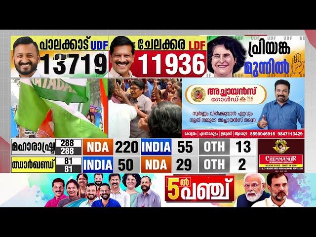 ചെങ്കോട്ടയായി ചേലക്കര.. ചേലക്കരയിലെ ബൂത്ത് തിരിച്ചുള്ള കണക്കുകള്‍ ഇങ്ങനെ!! |  Chelakkara Byelection