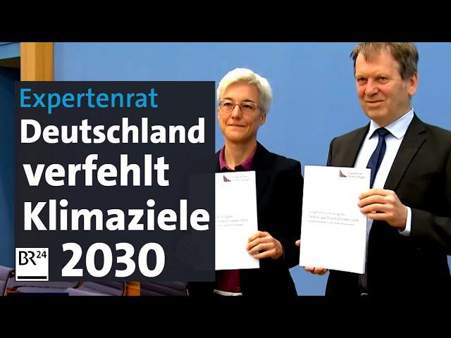 Expertenrat: Deutschland verfehlt Klimaziele 2030 | BR24