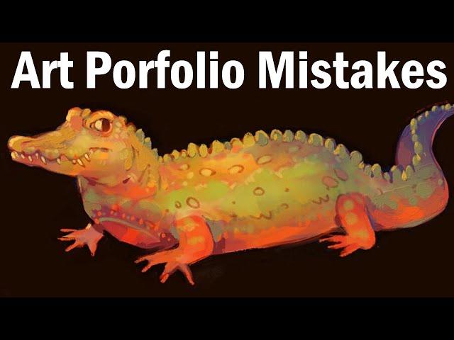 6 Worst Mistakes when Starting Any Art Portfolio