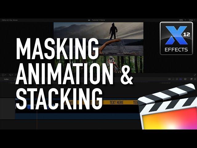 Viral Video Thirds plugin for FCP X Tutorial - Masking Animation and Stacking