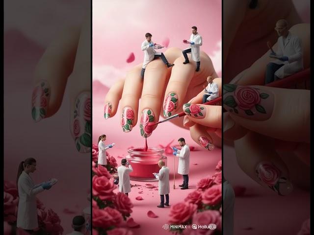  지금 딱! 6월에 어울리는 로맨틱 장미 네일  Romantic Rose Nail Art Perfect for June! #예쁜네일 #장미 #데일리룩