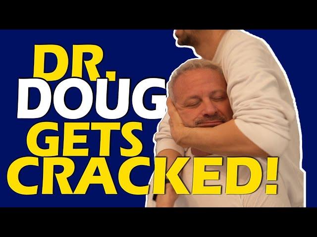 DR. DOUG GETS ADJUSTED BY ELITE SPORTS CHIROPRACTOR ️