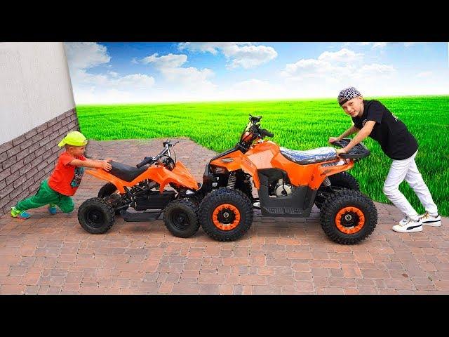 Старый квадрик ПРОТИВ новогого!!! Old quadBike VS new quadBike !!!